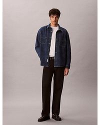 Calvin Klein - Jeans 90S Logo Denim Overshirt - Lyst