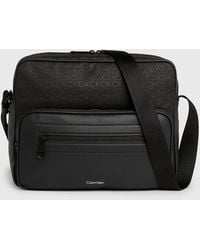 Calvin Klein - Logo Jacquard Messenger Bag - Lyst
