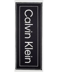 Calvin Klein - Schal mit Logo-Jacquardmuster - Lyst