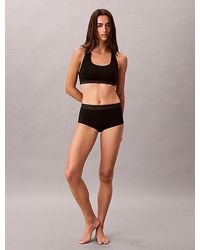 Calvin Klein - Boy Shorts Icon Cotton Modal Metallic - Lyst