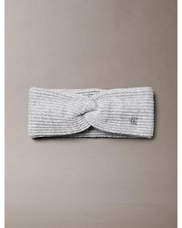 Calvin Klein - Wool Blend Soft Twist Headband - Lyst