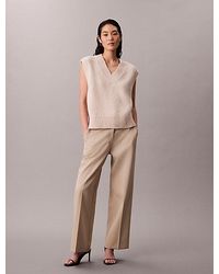 Calvin Klein - Jeans Wool Boucle Relaxed Vest - Lyst