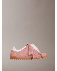 Calvin Klein - Suede Organza Runner Trainers - Lyst