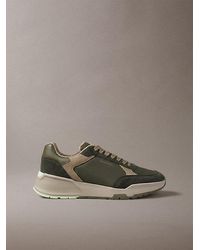 Calvin Klein - Suede Chunky Dad Trainers - Lyst