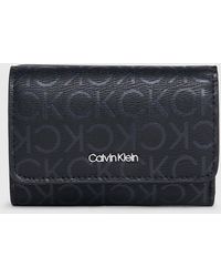 Calvin Klein - Portefeuille 3 volets anti-RFID avec logo - Lyst