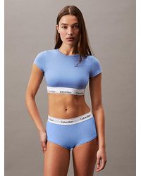 Calvin Klein - T-Shirt Bralette - Lyst