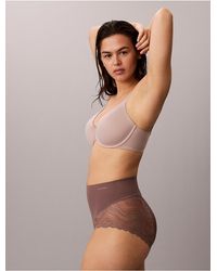 Calvin Klein - Briefs Eternal Stretch Lace Shapewear - Lyst