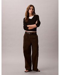 Calvin Klein - Jeans Cotton Stretch Cargo Pants - Lyst