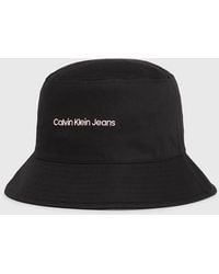 Calvin Klein - Twill Bucket Hat - Lyst