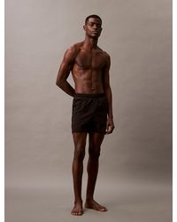 Calvin Klein - Short De Bain Mi-Longs Avec Cordon De Serrage - Lyst