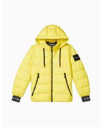 yellow calvin klein jacket
