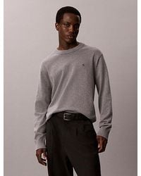 Calvin Klein - Jeans Classic Cotton Monogram Jumper - Lyst