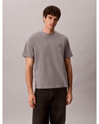 Calvin Klein - Relaxed Embossed Logo T-Shirt - Lyst
