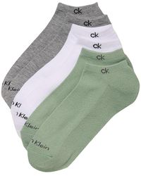 Calvin Klein - Cushion 6-Pack No Show Socks - Lyst