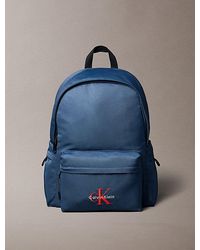 Calvin Klein - Nylon Rugzak Met Monogram-Logo - Lyst
