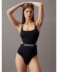 Calvin Klein - Cut Out Swimsuit - Intense Power - Lyst