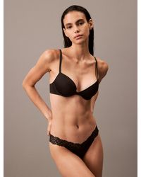 Calvin Klein - Attraction Push-up Plunge Bra - Lyst