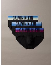 Calvin Klein - 3 Pack Hip Briefs Intense Power Microfibre Stretch - Lyst