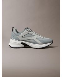 Calvin Klein - Knit Mesh Runner Trainers - Lyst