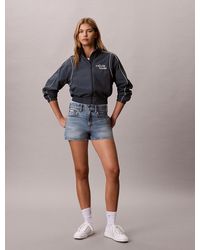 Calvin Klein - Denim Mini Shorts - Lyst