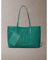 Calvin Klein - Emblem Logo Mesh Tote Bag - Lyst