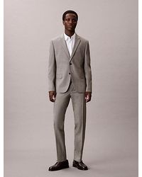 Calvin Klein - Houndstooth Slim Trousers - Lyst