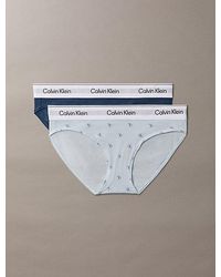 Calvin Klein - 2 Pack Bikini Briefs Icon Cotton Modal - Lyst