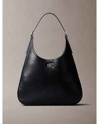 Calvin Klein - Monogram Hardware Curved Shoulder Bag - Lyst