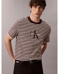Calvin Klein - T-Shirt Con Logo Monogramma Dal Taglio Relaxed - Lyst