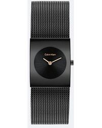 Calvin Klein - Reloj de pulsera de acero bañado en negro CK Pulse - Lyst