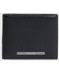 Calvin Klein - RFID-Portemonnaie aus Leder mit Logo - Lyst