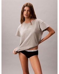 Calvin Klein - Relaxed T-Shirt Icon Cotton Stretch - Lyst