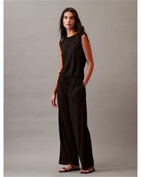 Calvin Klein - Refined Jersey Jumpsuit - Lyst