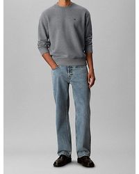 Calvin Klein - Jeans Relaxed Monogram Sweatshirt - Lyst