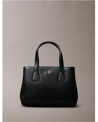 Calvin Klein - Monogram Mini Tote Crossbody Bag - Lyst