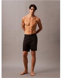 Calvin Klein - Solid 7" Swim Shorts - Lyst