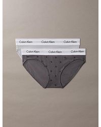 Calvin Klein - 2 Pack Bikini Briefs Icon Cotton Modal - Lyst