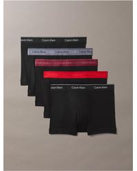 Calvin Klein - 5 Pack Trunks 100 Cotton Holiday - Lyst