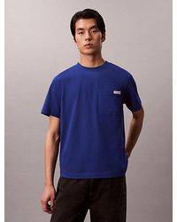 Calvin Klein - Jeans Chest Pocket Badge T-Shirt - Lyst