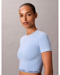 Calvin Klein - Shapewear Top Met Korte Mouwen - Lyst