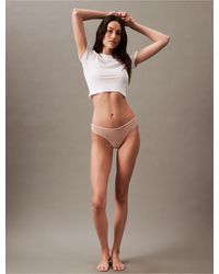 Calvin Klein - Ideal Cotton Thong - Lyst