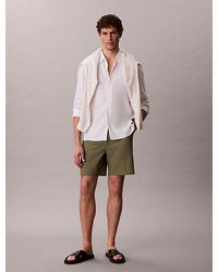 Calvin Klein - Seersucker Shorts - Lyst