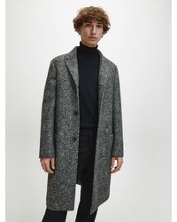 Calvin Klein Abrigo cl�sico de espiga reforzado - Verde