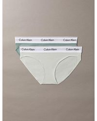 Calvin Klein - 2 Pack Bikini Briefs Icon Cotton Modal - Lyst