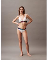 Calvin Klein - Intense Power Pride Lightly Lined Triangle Bralette - Lyst