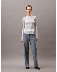 Calvin Klein - Refined Stretch Classic Trouser - Lyst