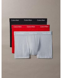 Calvin Klein - 3 Pack Relaxed Trunks - Lyst