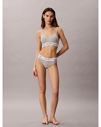 Calvin Klein - Lift Bralette Icon Cotton Modal - Lyst