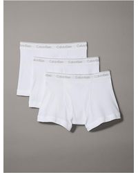 Calvin Klein - Cotton Classics 3-Pack Trunk - Lyst