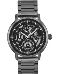 Calvin Klein - Plated Steel Multifunction Watch - Lyst